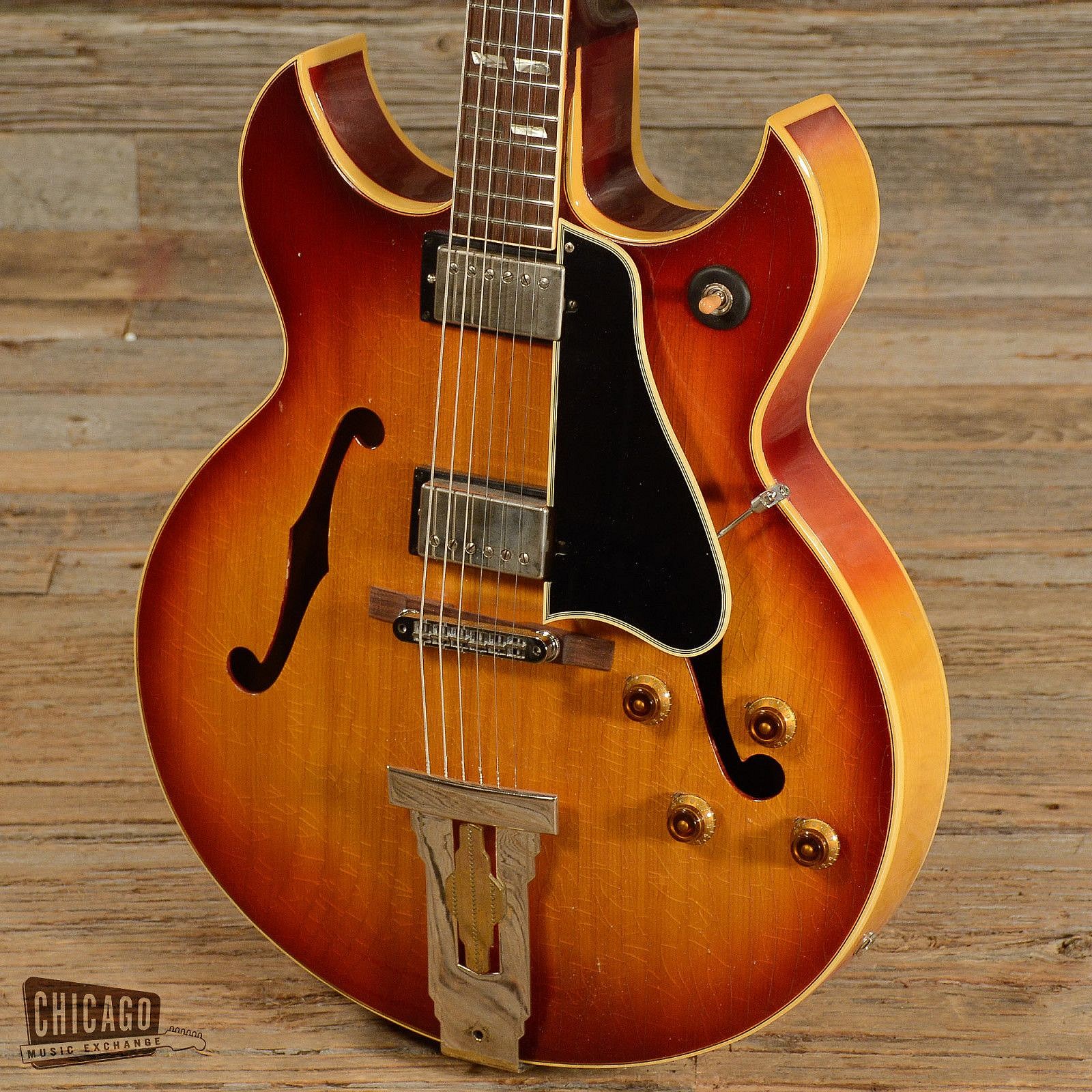 GIBSON Guitars111,  Barney Kessel (Sunburst) 002 , 1963  Maple body; Mahogany neck; Rosewood fretboard, 7 lbs., 4oz.