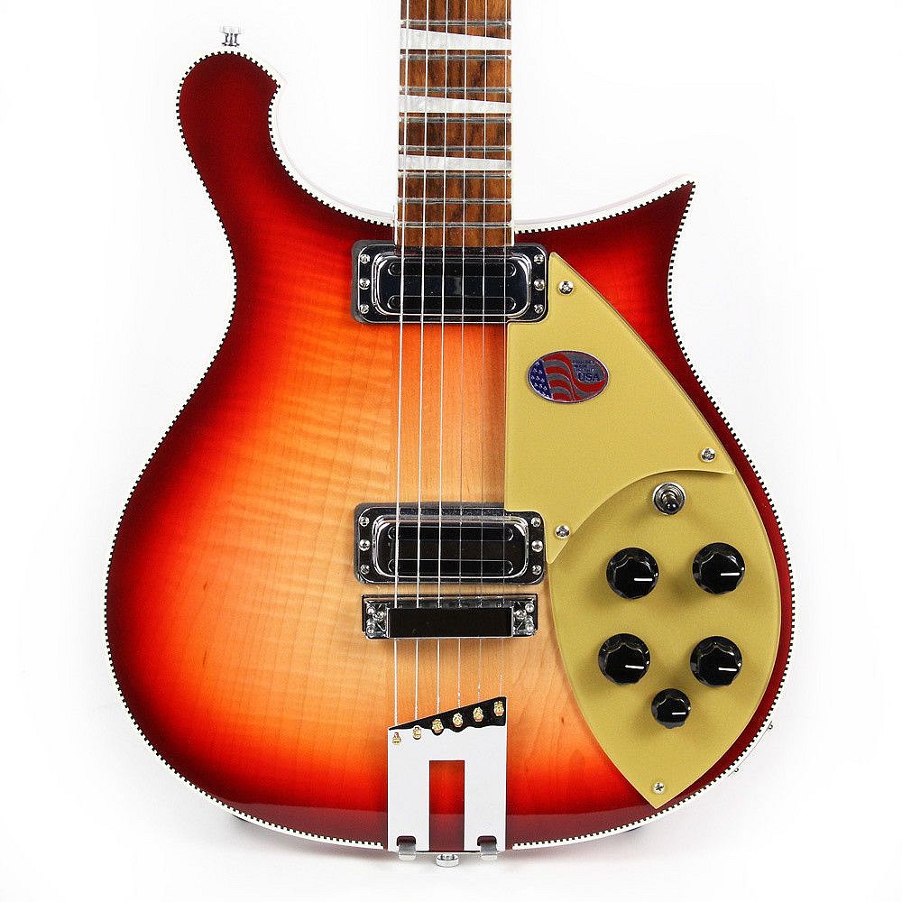 RICKENBACKER Guitars111,  660 Solid Body (Fireglo) 2 , 2012  Maple body and neck, Rosewood fretboard, 7.2 lbs.