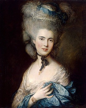 Work:&nbsp;Thomas Gainsborough Duchess of Beaufort, 1770 Oil on canvas 75 x 62 in. GAI-00001